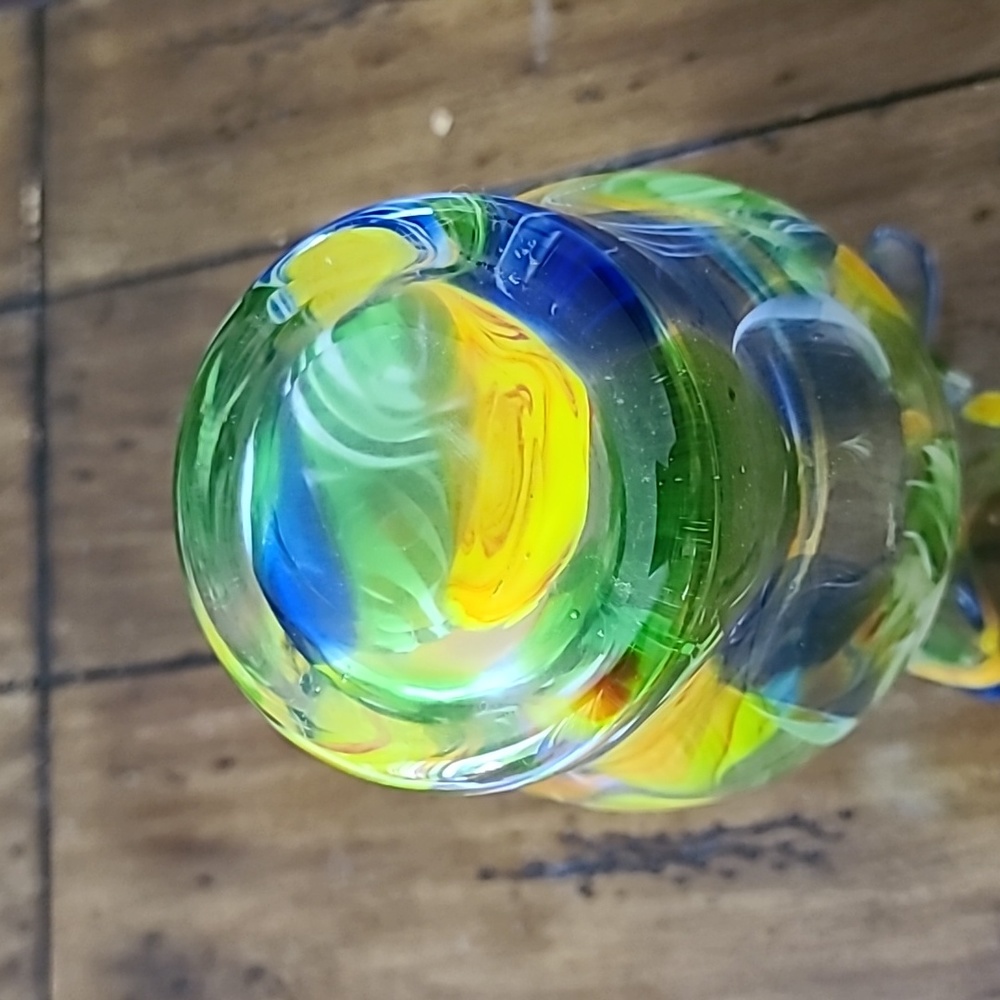 Colorful glass vase - Picture 5 of 7